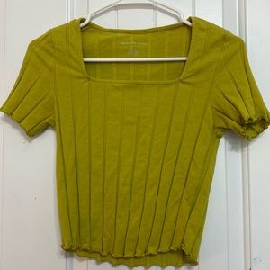 American eagle square neck crop